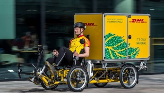vélo cargo électrique DHL