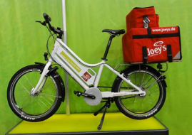 Hamburg livraison pizza en vélo à assistance électrique